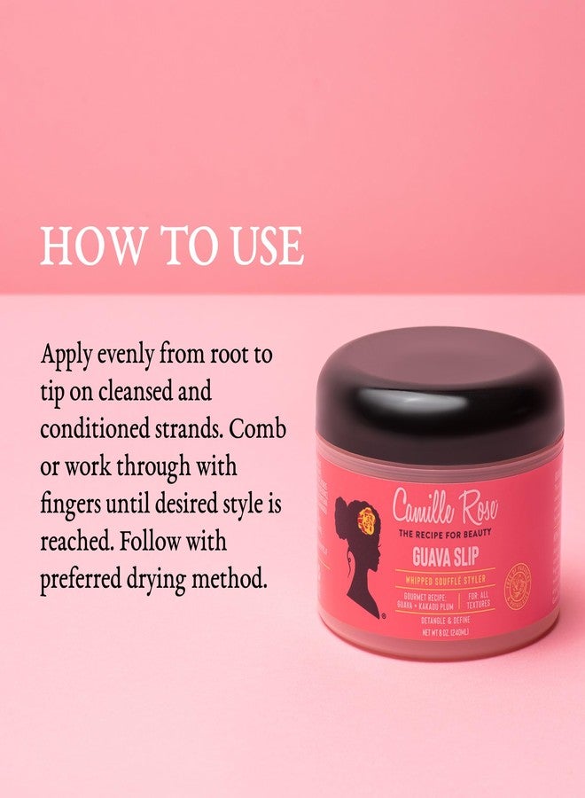 كريم تصفيف الشعر المخفوق برائحة الجوافة من كاميل روز، مع خلاصة الكاكادو وزبدة الشيا لفك تشابك الشعر، والتحكم في التجعد، وتحديد خصلات الشعر، لجميع أنواع الشعر، 8 أونصات - Image 5